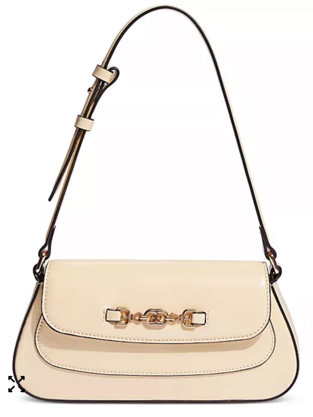 NEW SAM EDLEMAN LORAINE SMALL LEATHER SHOULDER BAG PALE YELLOW NWT!!